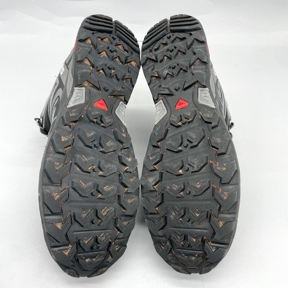 Salomon Ultra Pioneer Mid Hiking Boots Mens 13 Black Grey Outdoor Trail Trekking - Picture 10 of 11